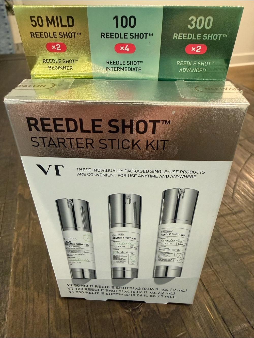VT Cosmetics Reedle Starter Stick Kit K-Beauty Travel Friendly Set New in Box